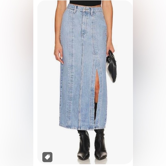 Etica Blue Denim Skirt - Picture 9 of 9